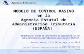 MODELO DE CONTROL MASIVO en la Agencia Estatal de Administración Tributaria (ESPAÑA)
