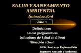 SALUD Y SANEAMIENTO AMBIENTAL ( introducción)
