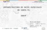 INFRAESTRUCTURA DE DATOS ESPACIALES  DE SANTA FE IDESF