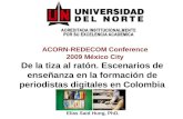 ACORN-REDECOM Conference 2009 México City