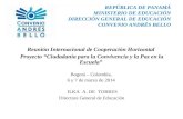 REPÚBLICA DE PANAMÁ MINISTERIO DE EDUCACIÓN DIRECCIÓN GENERAL DE EDUCACIÓN CONVENIO ANDRÉS BELLO