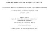CONGRESO CLAUSURA  PROYECTO i-MATH