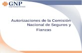 Autorizaciones de la Comisión   Nacional de Seguros y Fianzas