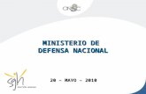 MINISTERIO DE  DEFENSA NACIONAL