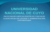 UNIVERSIDAD NACIONAL DE CUYO