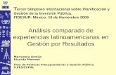 Análisis comparado de experiencias latinoamericanas en Gestión por Resultados