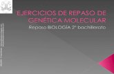 EJERCICIOS DE REPASO DE GENÉTICA MOLECULAR