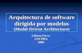 Arquitectura de software dirigida por modelos (Model-Driven Architecture)