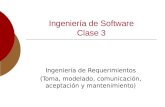 Ingeniería de Software Clase 3