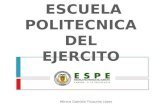 ESCUELA POLITECNICA  DEL  EJERCITO
