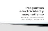 Preguntas electricidad y magnetismo