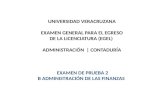 UNIVERSIDAD VERACRUZANA EXAMEN  GENERAL PARA EL  EGRESO DE  LA  LICENCIATURA (EGEL)