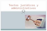 Textos jurídicos y administrativos