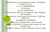 Nombre de la escuela:  Profra . Trinidad Lovera Cruz. C.C.T: 15EPR4833I Primaria. Turno: Matutino.