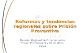 Reformas y tendencias regionales sobre Prisión Preventiva