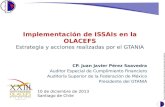 Implementación de  ISSAIs  en la OLACEFS Estrategia y acciones realizadas por el GTANIA