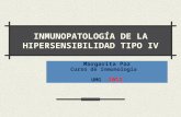 INMUNOPATOLOGÍA DE LA HIPERSENSIBILIDAD TIPO IV