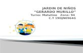 JARDIN DE NIÑOS  “GERARDO MURILLO” Turno: Matutino   Zona: 94   C.T 19DJN0964G