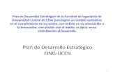 Plan de Desarrollo Estratégico FING-UCEN