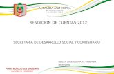 SECRETARIA DE DESARROLLO SOCIAL Y COMUNITARIO
