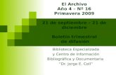 Biblioteca Especializada y Centro de Información Bibliográfica y Documentaria  “Dr. Jorge E. Coll”