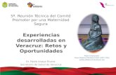 Experiencias desarrolladas en Veracruz: Retos y Oportunidades