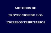 METODOS DE PROYECCION DE  LOS  INGRESOS TRIBUTARIOS