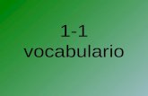 1-1  vocabulario