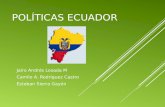 Políticas Ecuador