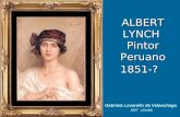 ALBERT LYNCH  Pintor Peruano 1851-?