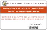 DEPARTAMENTO DE ELECTRICA Y ELECTRÓNICA REDES Y COMUNICACIÓN DE DATOS