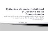 Criterios de patentabilidad y Derecho de la Competencia