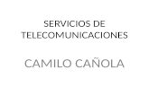 SERVICIOS DE TELECOMUNICACIONES