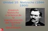 Unidad 10: Nietzsche (1844-1900)