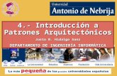 4.- Introducción a Patrones Arquitectónicos Justo N. Hidalgo Sanz