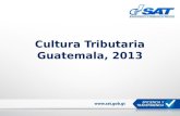 Cultura Tributaria Guatemala, 2013