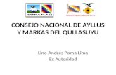 CONSEJO NACIONAL DE AYLLUS Y MARKAS DEL QULLASUYU