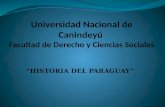 Universidad Nacional de Canindeyú  Facultad de  Derecho y Ciencias Sociales