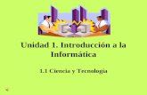 Unidad 1. Introducción a la Informática