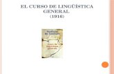 El curso de lingüística general  ( 1916)