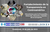 Fortalecimiento de la Transparencia en Centroamérica