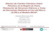 Francisco Flores-Lopez, Ph.D. Laura Forni, M.Sc . Hans Segura,  B.Sc. David R. Purkey, Ph.D.