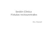 Sesión Clínica  Fístulas  rectouretrales