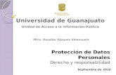 Protecci ó n de Datos Personales Derecho y responsabilidad