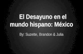 El Desayuno en el mundo hispano: México
