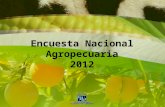 Encuesta Nacional Agropecuaria 2012