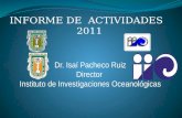 Informe de  actividades   2011