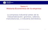 Tema 4 Historia Económica de la empresa