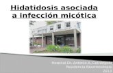 Hidatidosis asociada a infección  micótica
