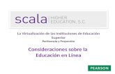 La Virtualización de las Instituciones de Educación Superior Pertinencia y Proyección